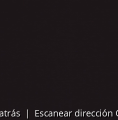Menú de inicio con opción de verificación de dirección