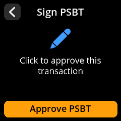 PSBT signing authorization
