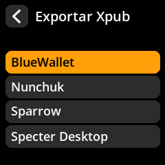Selección del software de billetera