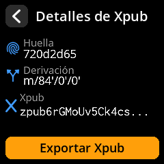 Código QR generado por XPub
