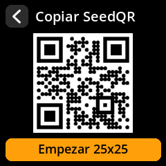 Visualización completa del código QR